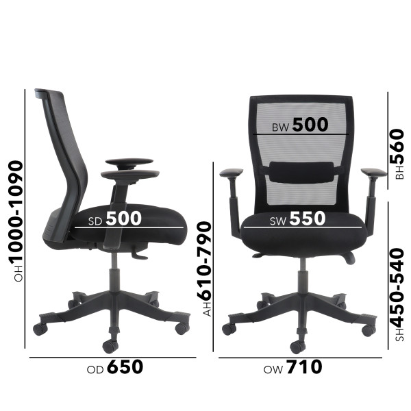 Yasmin Mesh Back Ergonomic Chair